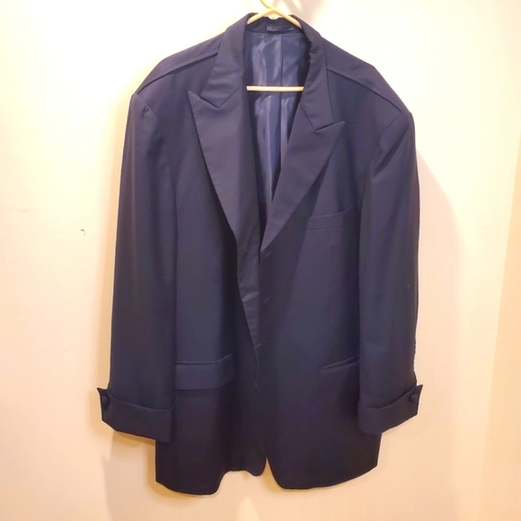 GIANNY VERSASE men's black plus size XXXL blazer - Picture 1 of 11